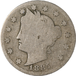 1885 Liberty V Nickel - Key Date