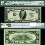 FR. 2010 D $10 1950 Federal Reserve Note Cleveland D-* Block Wide Gem PMG CU66 EPQ Star