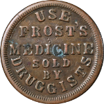 Frost's Medicine Indy FN Store Card - 460BA - 3A R.5 - 1864 Store Card