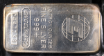 10 Ounce Silver Bar - Engelhard (struck) Big E & Globe - 999+ Fine - STOCK