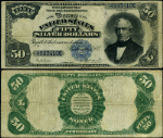 FR. 335 $50 1891 Silver Certificate Fine+