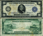 FR. 978 $20 1914 Federal Reserve Note Cleveland VF+