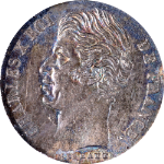 France 1828-A Quarter Franc ICG MS63 KM#722.1
