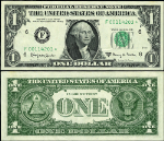 FR. 1901 F* $1 1963-A Federal Reserve Note Atlanta F-* Block CU Star
