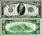 FR. 2000 D $10 1928 Federal Reserve Note Cleveland D-A Block Choice CU+