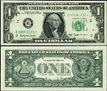 FR. 1902 B* $1 1963-B Federal Reserve Note New York B-* Block Gem CU Star