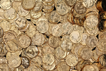 Mixed/No Date Buffalo Nickels - Gold-Plated - 250pc Bulk Lot STOCK
