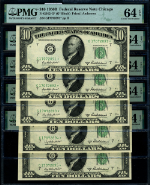 FR. 2012 G* $10 1950-B Federal Reserve Note Chicago G-* Block Choice PMG CU64 EPQ Star