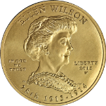2013-W First Spouse Gold $10 Ellen Wilson Uncirculated - OGP &amp; COA