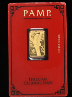 (2022) Pamp Suisse 5 Gram Gold Bar - Lunar Calendar Series Year of Tiger - OGP
