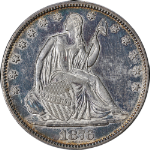1876-P Seated Half Dollar Nice AU Details Nice Eye Appeal Strong Strike