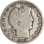 1902-O Barber Half Dollar