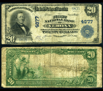 Verona PA $20 1902 DB National Bank Note Ch #4877 First NB Very Good