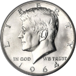 1964 Kennedy Half Dollar P/D Roll 
Nice BU