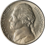 1939-D Jefferson Nickel