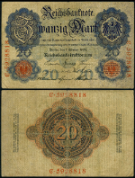 FR. 31 20 1908 World Paper Money