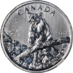 2012 Canada Silver $5 Cougar Wildlife Series 1 Ounce 9999 Fine NGC MS69 STOCK