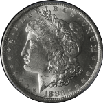 1883-O Morgan Silver Dollar PCGS MS63 Blazing White STOCK