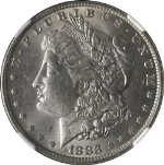 1883-O Morgan Silver Dollar NGC MS63 Blazing White STOCK