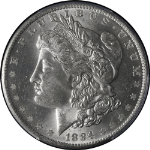 1884-O Morgan Silver Dollar PCGS MS63 Blazing White STOCK