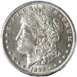 1898-O Morgan Silver Dollar PCGS MS65 Blazing White Gem Nice Strike STOCK