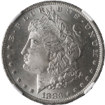 1883-O Morgan Silver Dollar NGC MS64 Blast White Nice Strike STOCK