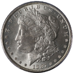 1887-P Morgan Silver Dollar PCGS MS63 Bright White Nice Strike STOCK