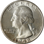 1942-S Washington Quarter