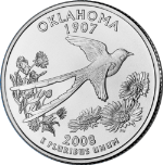 2008-P Oklahoma Quarter BU Single