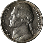 1955-D/S Jefferson Nickel