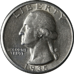 1935-S Washington Quarter