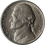 1939-D Jefferson Nickel