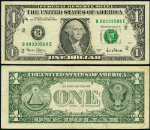 FR. 1926 B $1 2001 Federal Reserve Note B88333588E VF