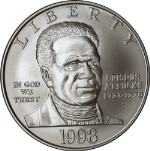 1998-S Black Patriots Commemorative Dollar NGC MS69