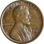 1931-P Lincoln Cent