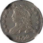1823/2 Bust Dime NGC AU Details Nice Eye Appeal