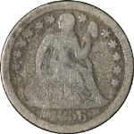 1856-P Seated Liberty Dime Large Date