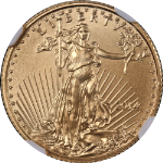 2014 Gold American Eagle $5 NGC MS70 Early Releases Eagle Left Label