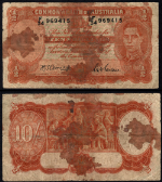 FR. 25b 10 1942 World Paper Money Australia VG