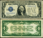 FR. 1602 $1 1928-B Silver Certificate Experimental Y-B Block VF Rust