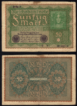 FR. 66 50 1919 World Paper Money Germany F