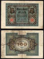 FR. 69a 100 1920 World Paper Money Germany VF