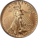 2007 Gold American Eagle $5 ICG MS70 Green Label