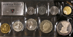 Austria Vienna 1969 Nine (9) Piece Proof Set - Original Plastic - Low Mintage