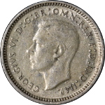Australia 1940 Three Pence KM #37 AU
