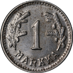 Finland 1952-H Markka KM#30b AU - Surface Corrosion