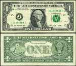 FR. 1934 J $1 2009 Federal Reserve Note J11558866C VF