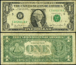 FR. 1911 E $1 1981 Federal Reserve Note E19192121C VG