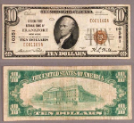 Frankfort NY $10 1929 T-1 National Bank Note Ch #10351 Citizens First NB Very Fine