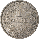 Germany: Empire 1902-J Mark KM#14 XF